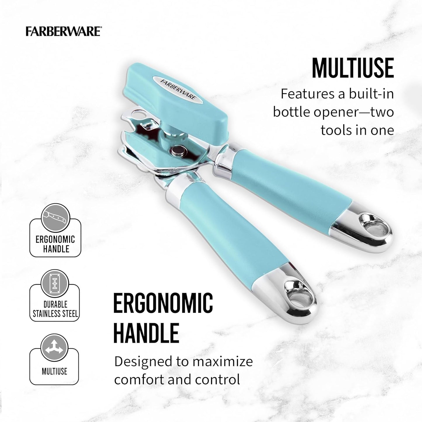Farberware Pro 2 Can Opener, Jewel Purple, One Size