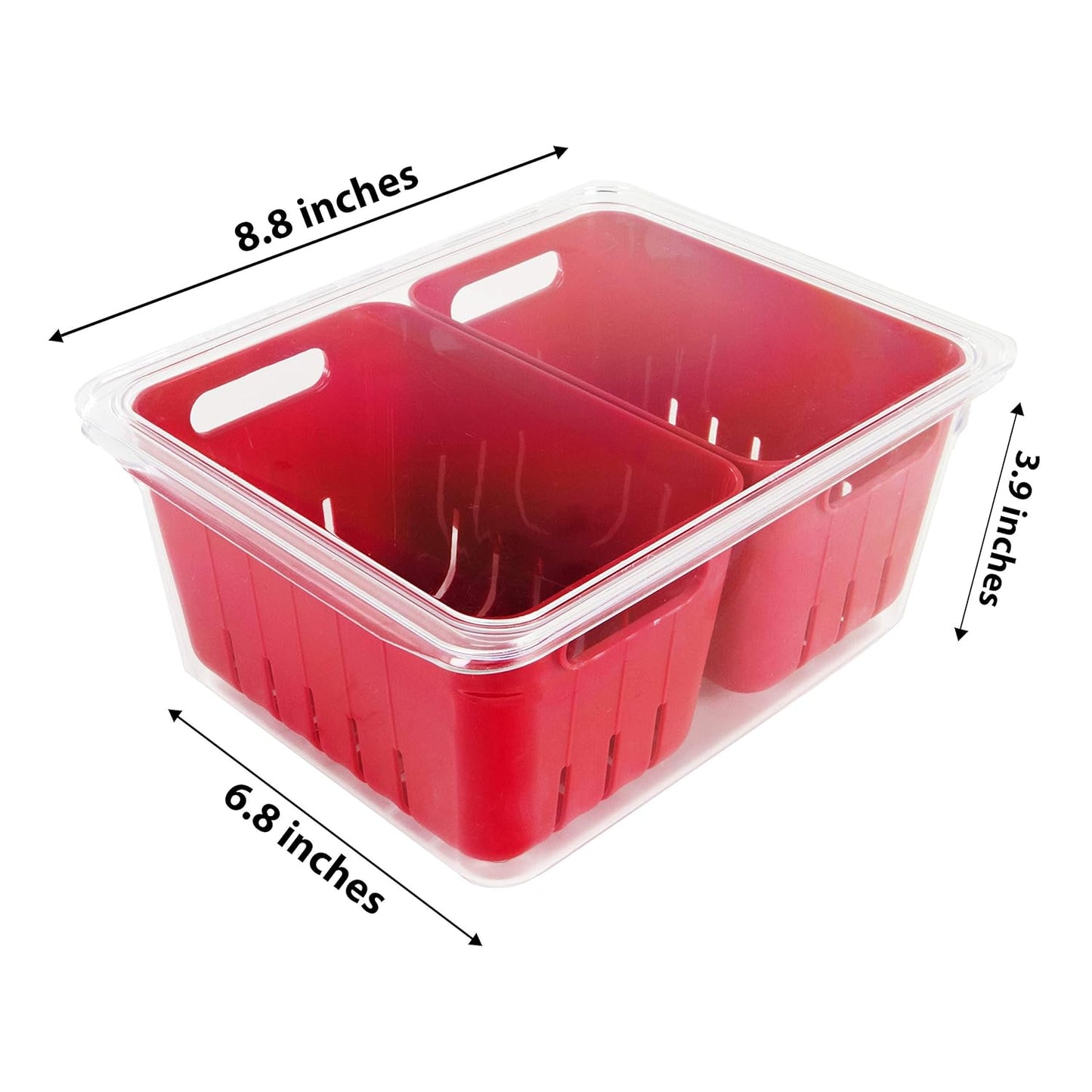 Kitchen Spaces - 1465A6-AMZ Kitchen Spaces Colander Bin, Medium, Gray