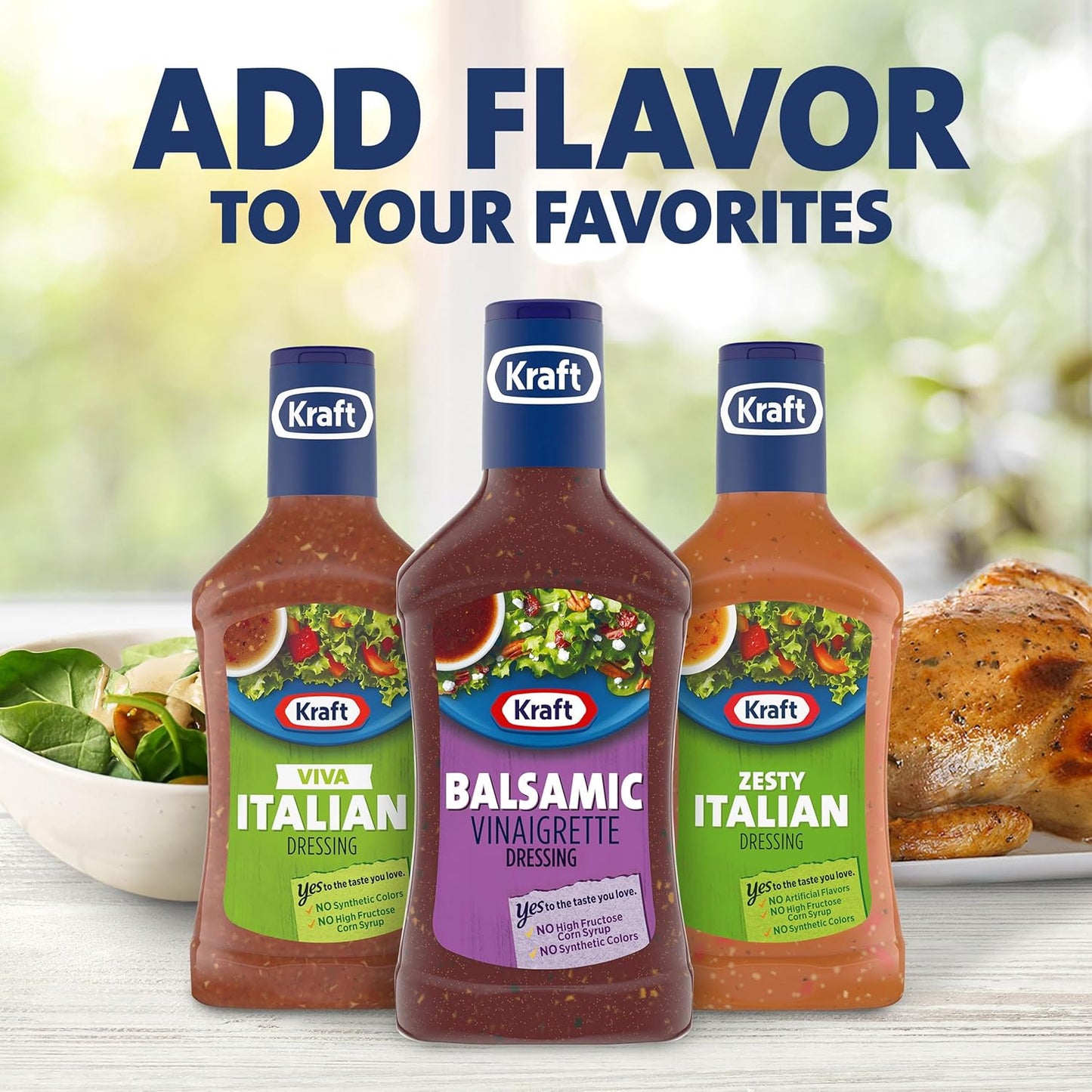 Kraft Balsamic Vinaigrette Salad Dressing (16 fl oz Bottle)
