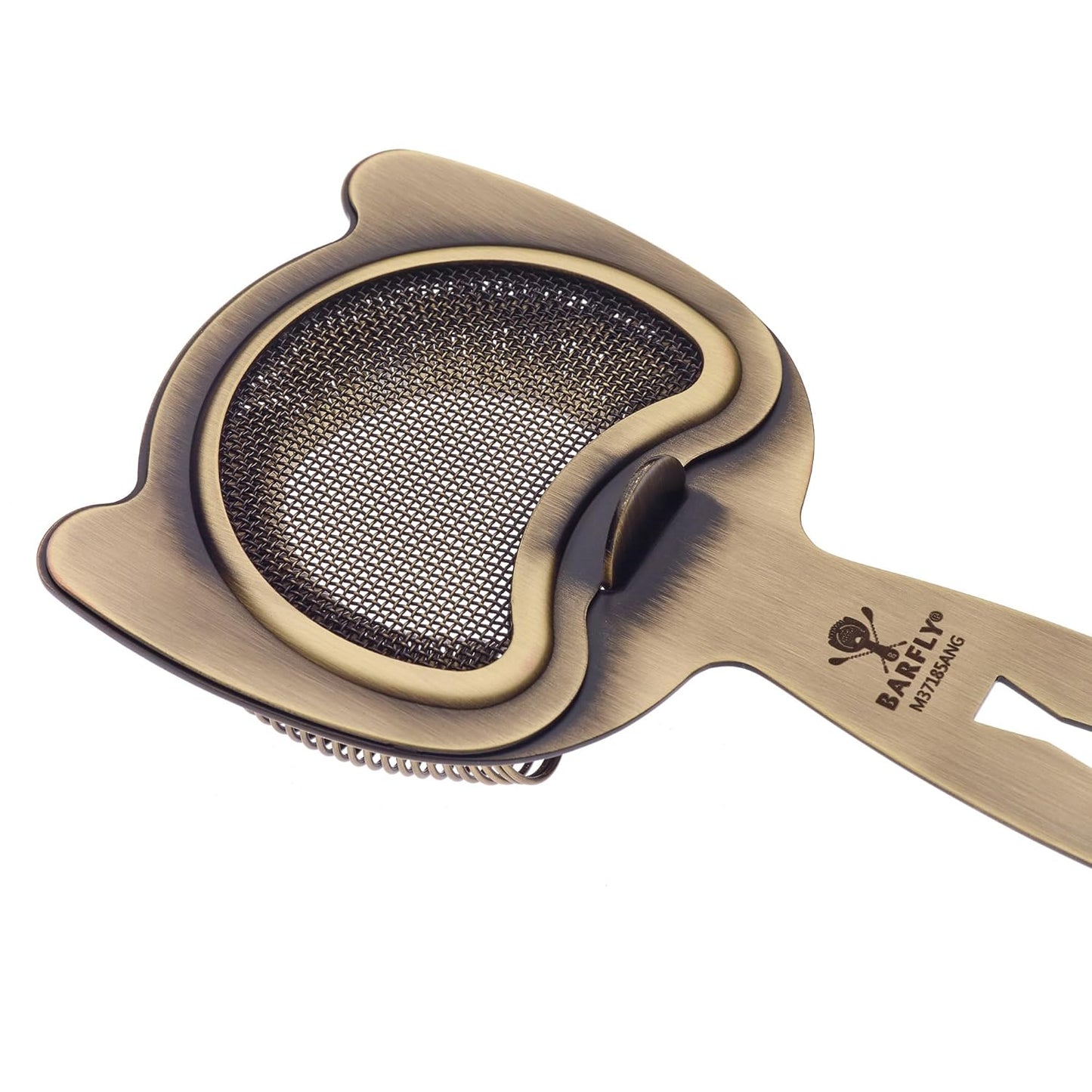 Barfly Fine Mesh Spring Strainer, Black