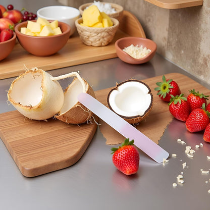 Meat Scraper,Soft and Flexible Coconut Egg Tools Kitchen Utensils and Gadgets for Coconut Lovers Melon Ballers Fruit and Vegetable Tools
