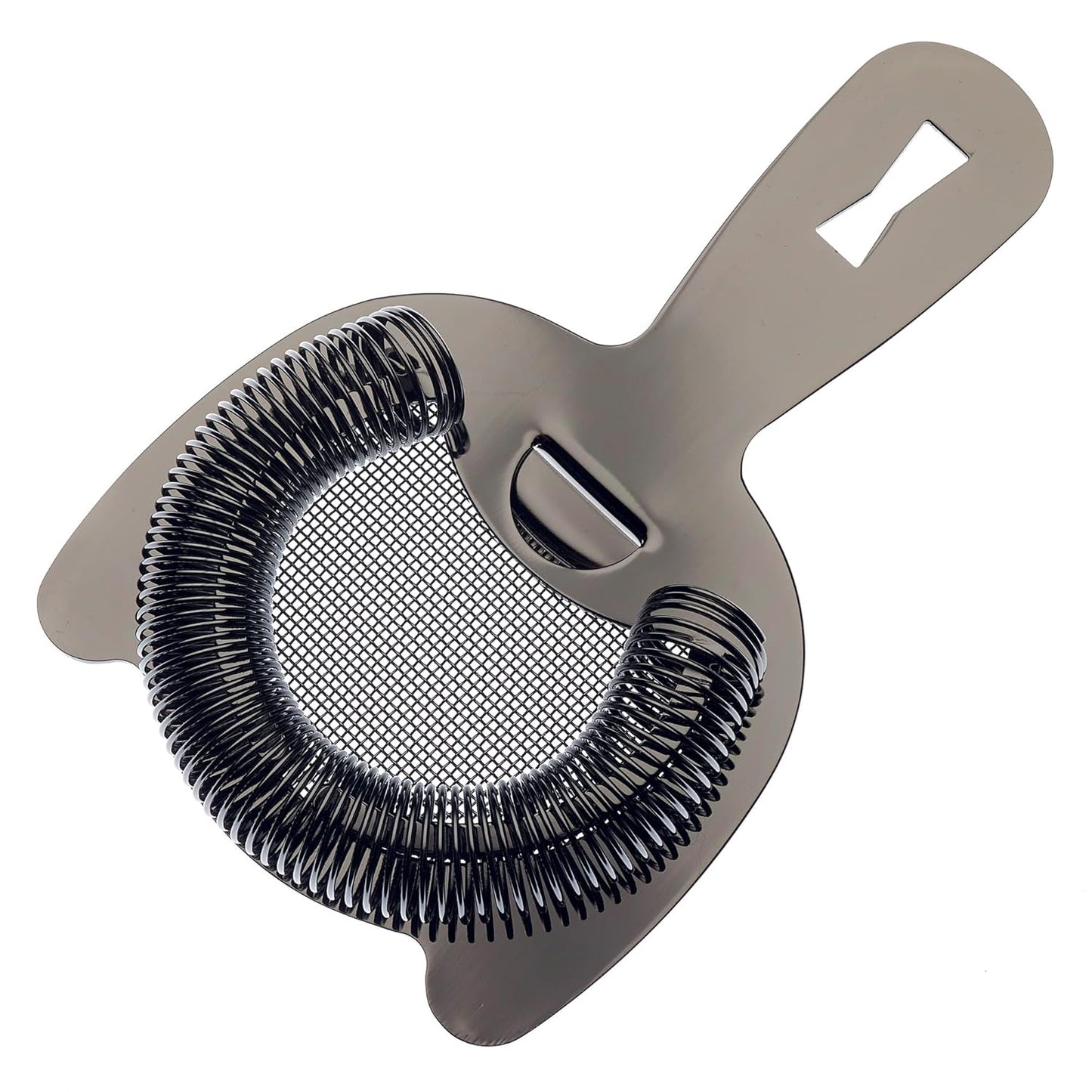 Barfly Fine Mesh Spring Strainer, Black
