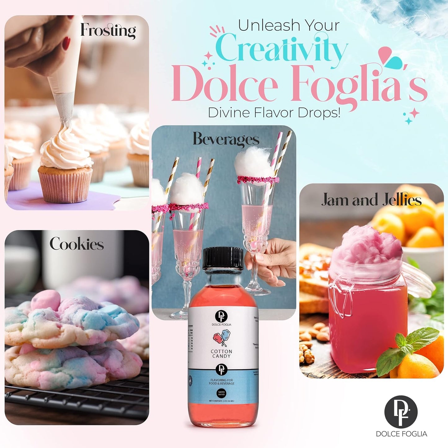 Dolce Flav Cheesecake Extract – 2 Ounce Water-Soluble Kosher, Sugar-Free, Concentrated Creamy Flavor for Desserts, Frostings & Pastries, Includes Measured Dropper