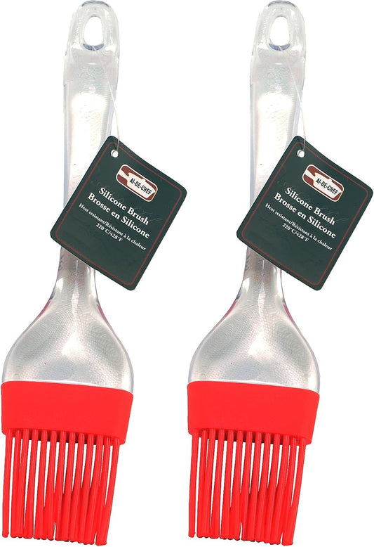 Silicone Whisk and Basting Brush Combo - Stainless Steel & Silicone Whisk for Blending, Beating & Stirring - Silicone Basting Brush, Pastry Brush, BBQ Brush. By Ai-De-Chef (2-Pack, Whisk, Spatula)