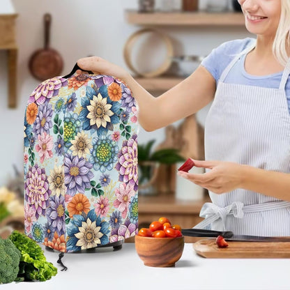 Coffee Pastry Blender Dust Cover with Drawstring Field Stand Mixer or Coffee Maker Cover Anti Fingerprint Polyester Appliance for Home Kitchen Decor