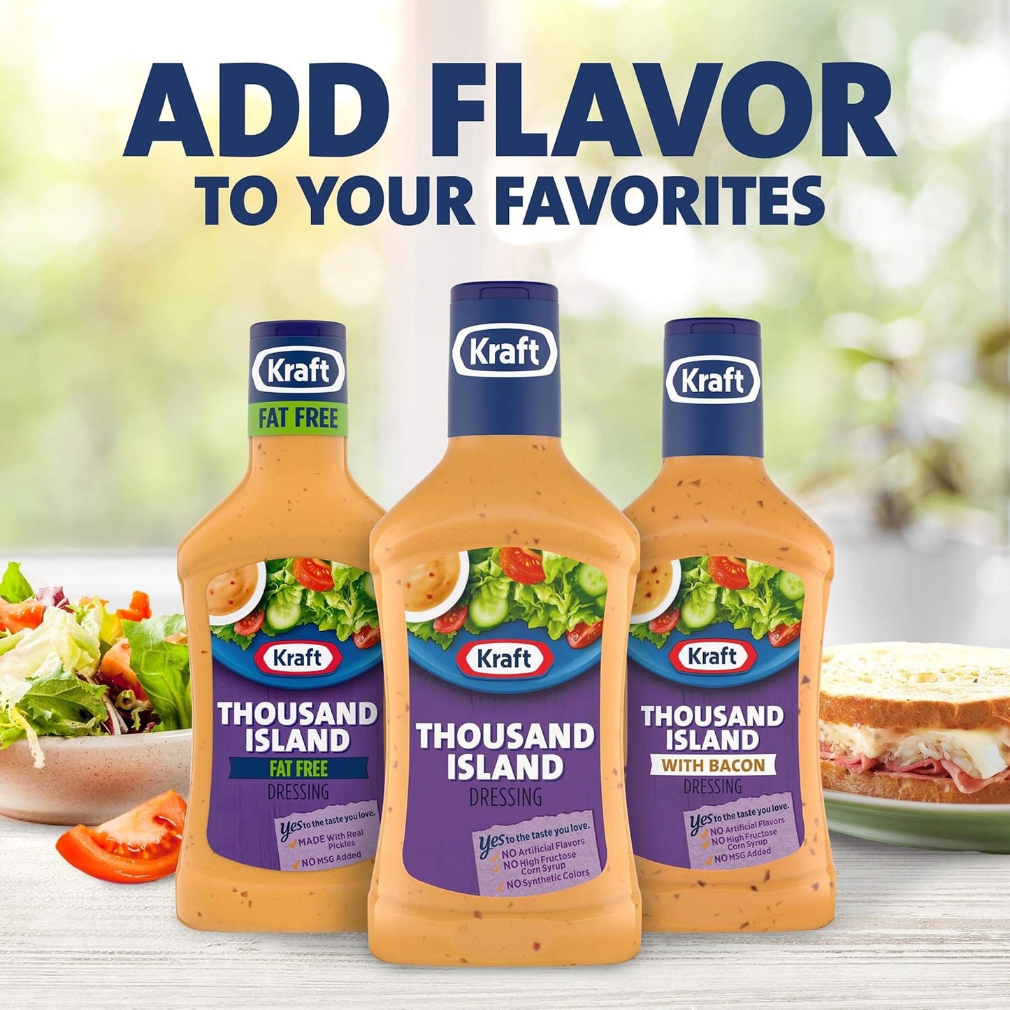 Kraft Zesty Italian Dressing Family Size, 24 fl oz Bottle