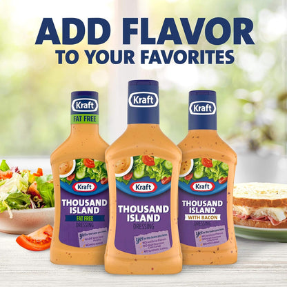 Kraft Zesty Italian Dressing Family Size, 24 fl oz Bottle