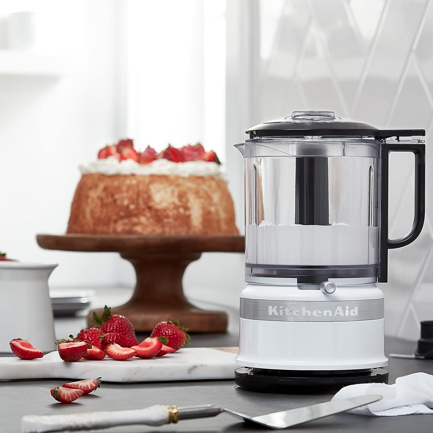 KitchenAid 5 Cup Food Chopper KFC0516BM, Matte Black