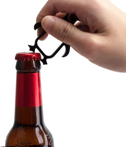 SWATOM Shark Keychain Zinc Alloy Bottle Opener Beer Opener Tool Key Tag Chain Ring Accessories