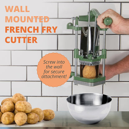 Tiger Chef Commercial Grade French Fry Cutter, Complete Combo Sets 15 Pieces,