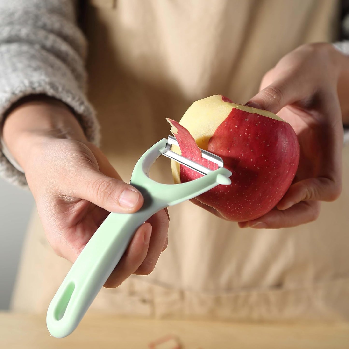 Fanmusic Swivel peelers - potato peelers，Fruit and vegetable peelers for kitchen (I)