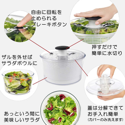 OXO Good Grips Little Resin Salad and Herb Spinner, Clear