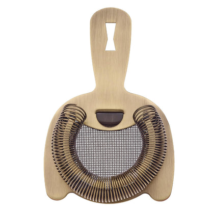 Barfly Fine Mesh Spring Strainer, Black