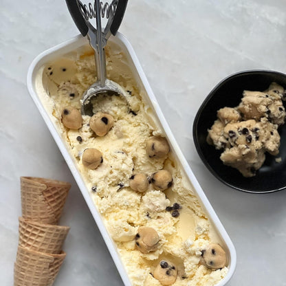 Ice Cream Scoop, 18/8 Stainless Steel Cookie Scoop, Cookie Scoops for Baking, 2 Tbsp/ 30 ml/ 1 oz Cookie Dough Scoop, Ice Cream Scooper with Trigger Release, Cookie Scooper for Baking