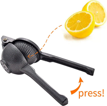 ARC, J-002 Cast Iron Lemon Lime Squeezer, Heavy Duty juicer hand press, Fresh citrus juicer press, Great for Juicing Oranges, Pomegranate, Lemons & Limes (2.4")