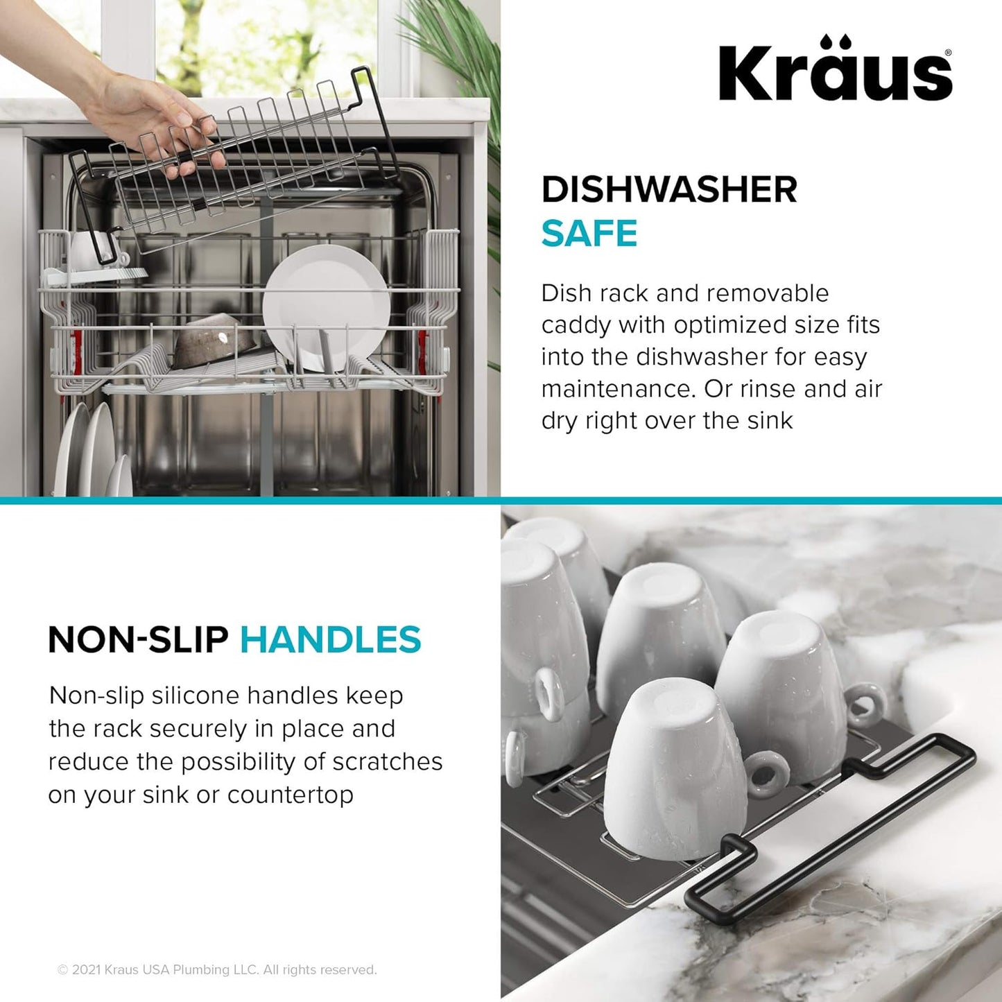KRAUS Stainless Steel Colander for Workstation Kitchen Sink, CS-6