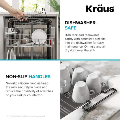 KRAUS Stainless Steel Colander for Workstation Kitchen Sink, CS-6
