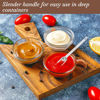 2PCS 1/2 Teaspoon Stainless Steel Single Measuring Spoon 2.5 ml Teaspoon Rectangular Individual Measuring Spoons (1/2Tsp | 2.5 ML | 2.5 cc | 1/2 Tablespoon)