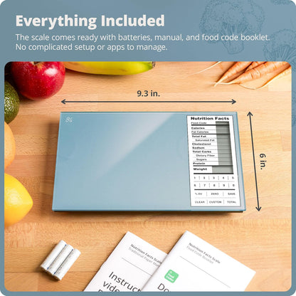 Greater Goods Digital Nutrition Scale – Accurate Macro and Calorie Tracking for Meal Prep, Weight Loss, and Healthy Eating | 2,000 Built-in Foods, Intuitive Nutrition Label Display, 11lb Cap, Pink