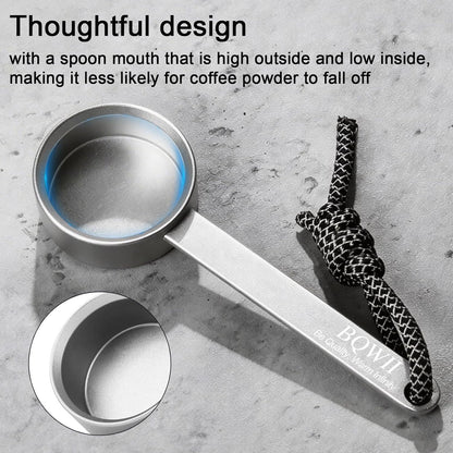 Aluminum Coffee Scoop 2 Tbsp (30ml), Metal Measuring Spoon for Coffee Beans & Ground Coffee, Protein Powder Scoop, Kitchen Measuring Tool