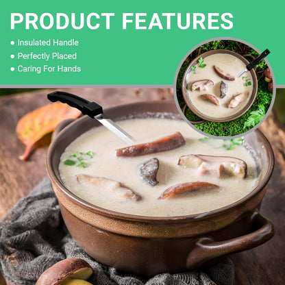 4PCS 3 oz Portion Control Serving Spoons,Measuring Ladle Scoops Food Utensils,Proportion Manage Slotted and Unslotted Scoops for Weight Loss/Kitchen(Creamy)