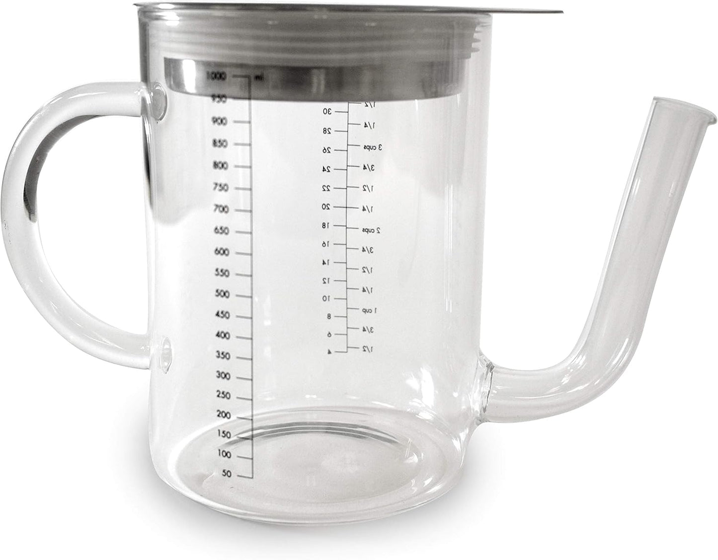 Norpro Glass Gravy Separator with Strainer
