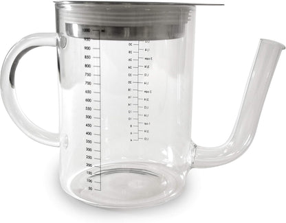 Norpro Glass Gravy Separator with Strainer