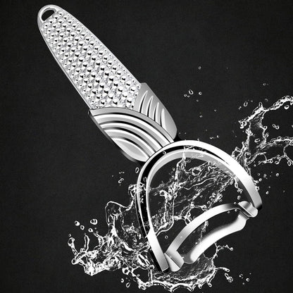 Corn Peeler,Stainless Steel Corn Cob Stripper Tool with Anti-Slip Durable Corn Shape Handle Corn On The Cob Stripper Tool Kitchen Gadget