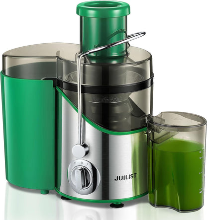 Juicer Machines, Juilist 3" Wide Mouth Juicer Extractor Max Power 800W, for Vegetable and Fruit with 3-Speed Setting, 400W Motor, Easy to Clean