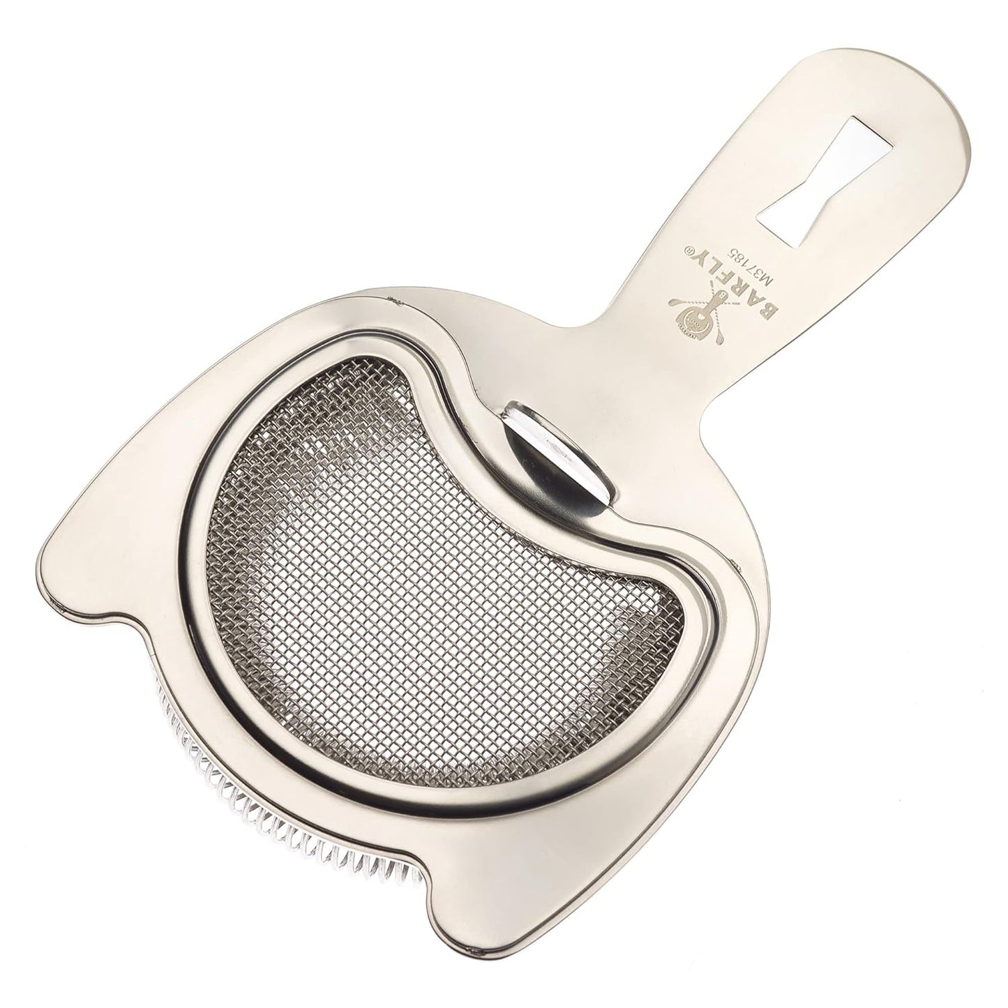Barfly Fine Mesh Spring Strainer, Black