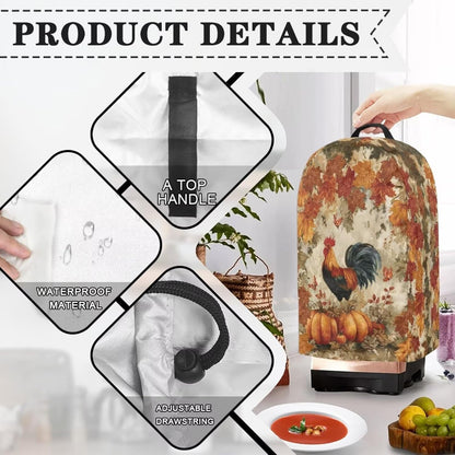 Coffee Pastry Blender Dust Cover with Drawstring Field Stand Mixer or Coffee Maker Cover Anti Fingerprint Polyester Appliance for Home Kitchen Decor