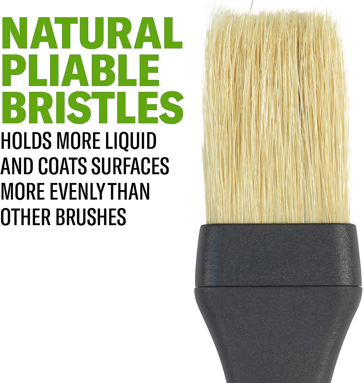 GoodCook Touch Natural Bristle Pastry Brush with Ergonomic Handle