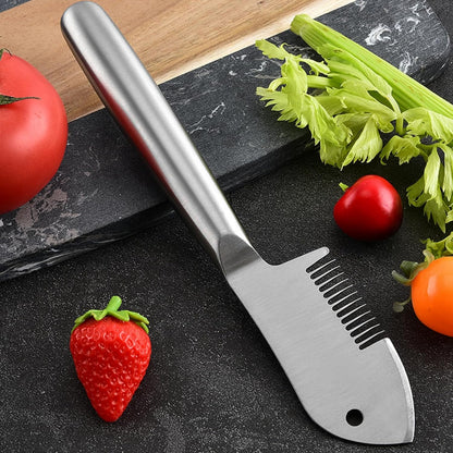 Stainless Steel Multi-purpose Julienne Peeler, Precision Julienne Blade, Vegetable Juliennes Slicer, Quick & Easy Kitchen Shredder Tool with Comfortable Handle & Hanging Hole (1PC)