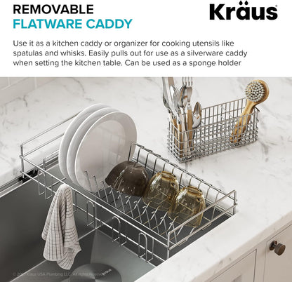 KRAUS Stainless Steel Colander for Workstation Kitchen Sink, CS-6
