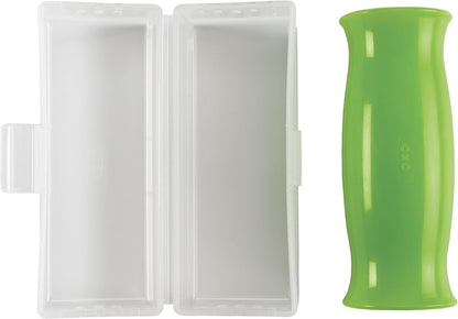 OXO Good Grips Silicone Garlic Peeler with Stay-Clean Storage Case,Clear,1EA