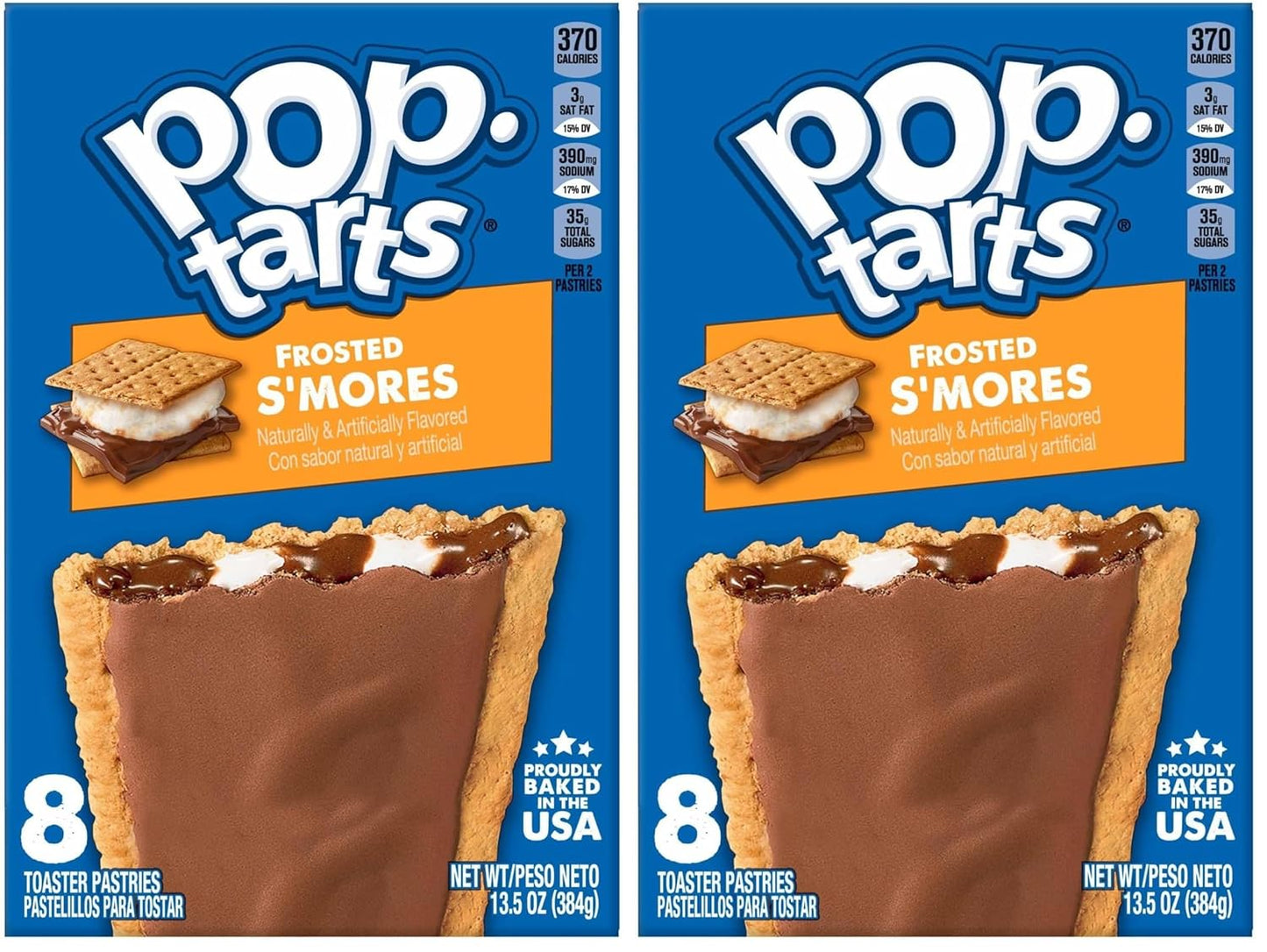 Pop-Tarts Toaster Pastries, Breakfast Foods, Kids Snacks, Value Pack, Frosted S'mores (64 Pop-Tarts)