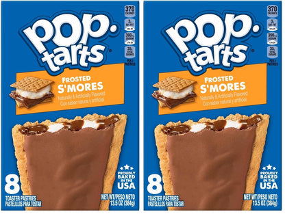 Pop-Tarts Toaster Pastries, Breakfast Foods, Kids Snacks, Value Pack, Frosted S'mores (64 Pop-Tarts)