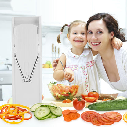 BORNER V Mandoline Slicer Kitchen V1 ClassicLine Starter Set | Vegetable Grater Börner - Quality Made in Germany, Color:Orange
