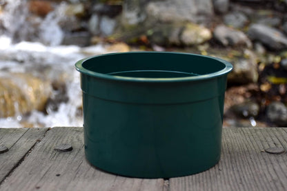 SE 5.5 Inch Mini Stackable Classifier Gold Prospecting Pan - 50 Holes/Square Inch Stainless Steel Mesh Sifting Pan, Green