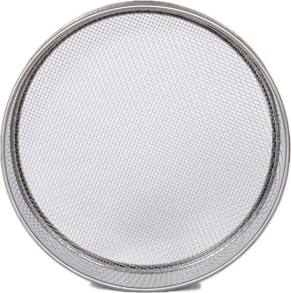 Garden Soil Sifter -10" Sifting Pan-Sieve for Sand Rocks Dirt Compost (1/12”Mesh Screen)