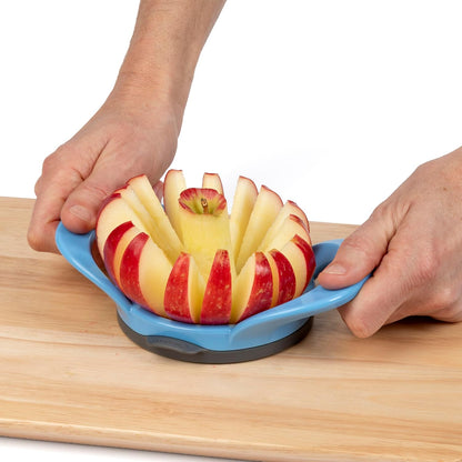 PrepWorks Dishwasher Safe Apple Slicer and Corer – 16-Slice Thin Apple Cutter with Safety Cover