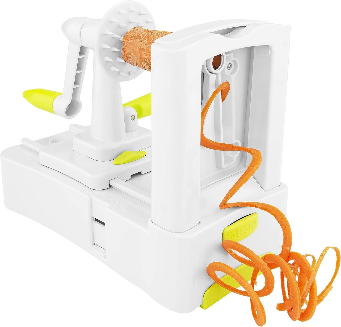 "Southern Homewares 3-Blade Spiral Vegetable Slicer - Zucchini, Spaghetti Noodle Maker for Fruits & Veggies, Tabletop Design"