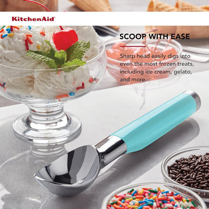 KitchenAid Classic Ice Cream Scoop, 8.6 inches, Black