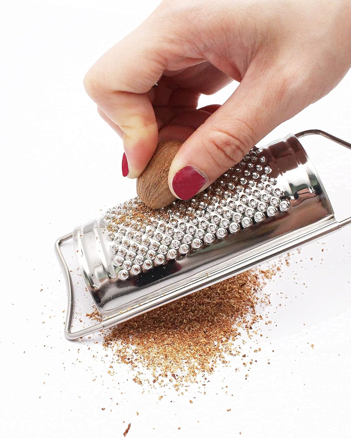 Tongjude Stainless Steel Cheese Grater Set, Set of 5 Kitchen Grater & Peeler & Slicer, Lemon Zester with Cleaning Brush for Vegetable, Fruit, Chocolate
