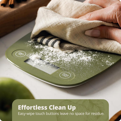 Greater Goods Food Scale – Digital Kitchen Scale, 1g Precision, Easy-Tare & Quick Conversion, Slim Compact Design, Durable & Portable | Ideal for Cooking, Baking & Meal Prep