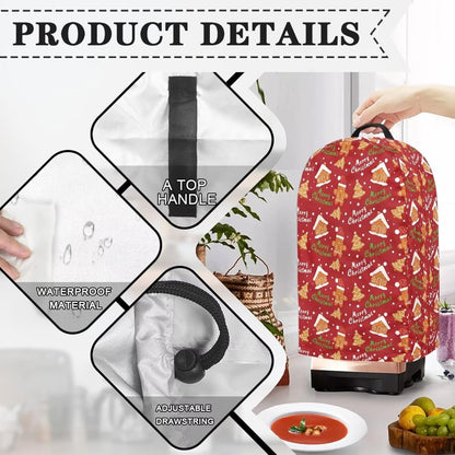 Coffee Pastry Blender Dust Cover with Drawstring Field Stand Mixer or Coffee Maker Cover Anti Fingerprint Polyester Appliance for Home Kitchen Decor