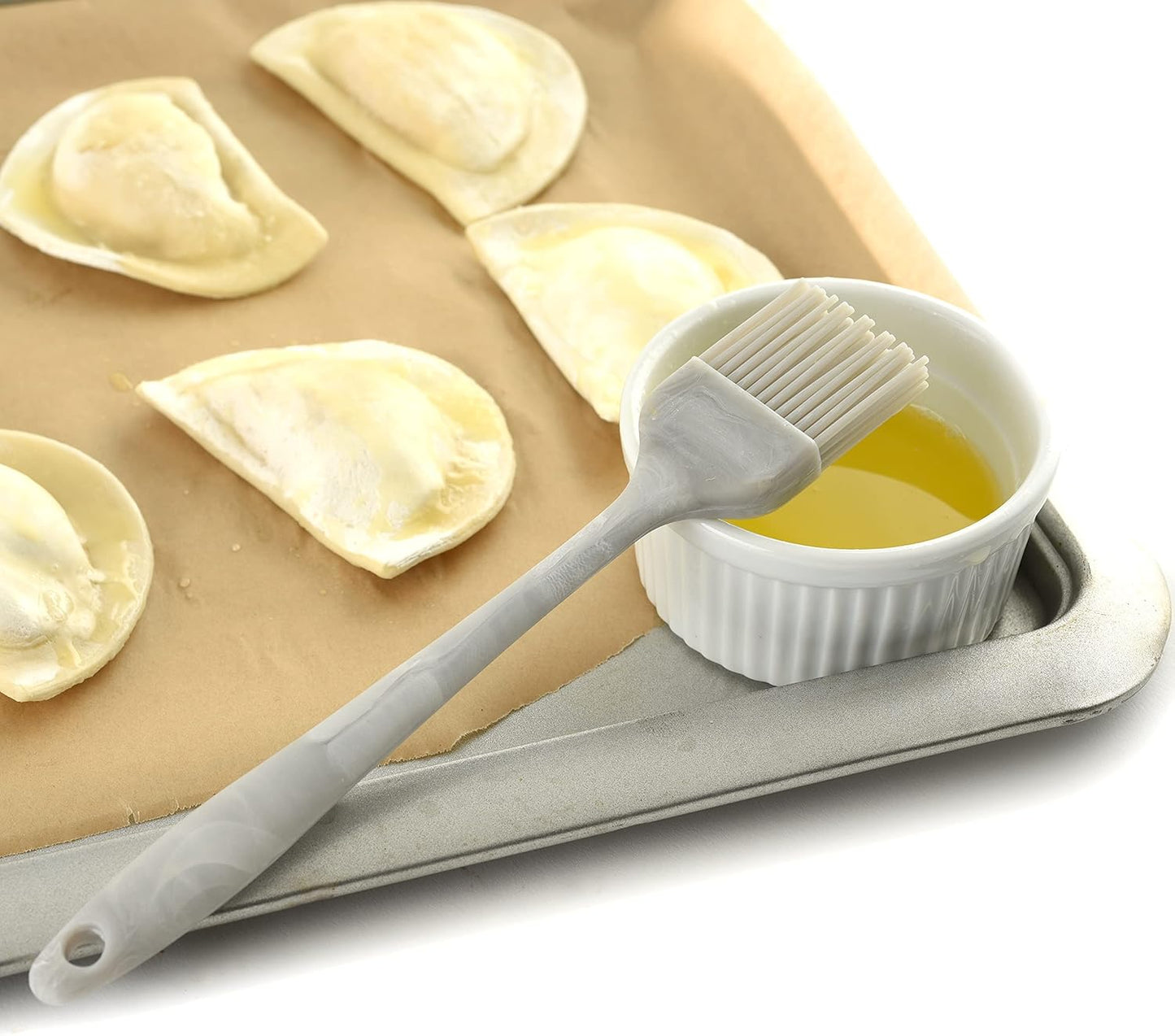 Norpro Silicone Mini Pastry Brush, Marble 8.25" x 1.88" x .5"