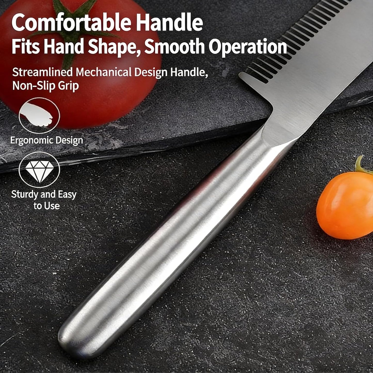 Stainless Steel Multi-purpose Julienne Peeler, Vegetable Julienne Slicer Quick & Easy Kitchen Shredder Tool, Precision Julienne Blade, Comfortable Handle & Hanging Hole for Fruit, Carrot (1Pcs)