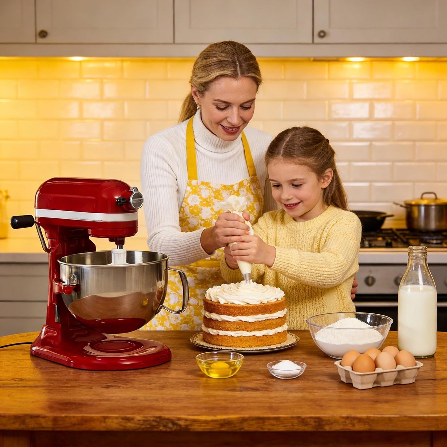 Flex Edge Beater for KitchenAid 6 Quart Bowl-Lift Stand Mixers, Paddle Attachment with Flexible Silicone Edges, Pastry Beater for KitchenAid Mixer Accessories, Dishwasher Safe