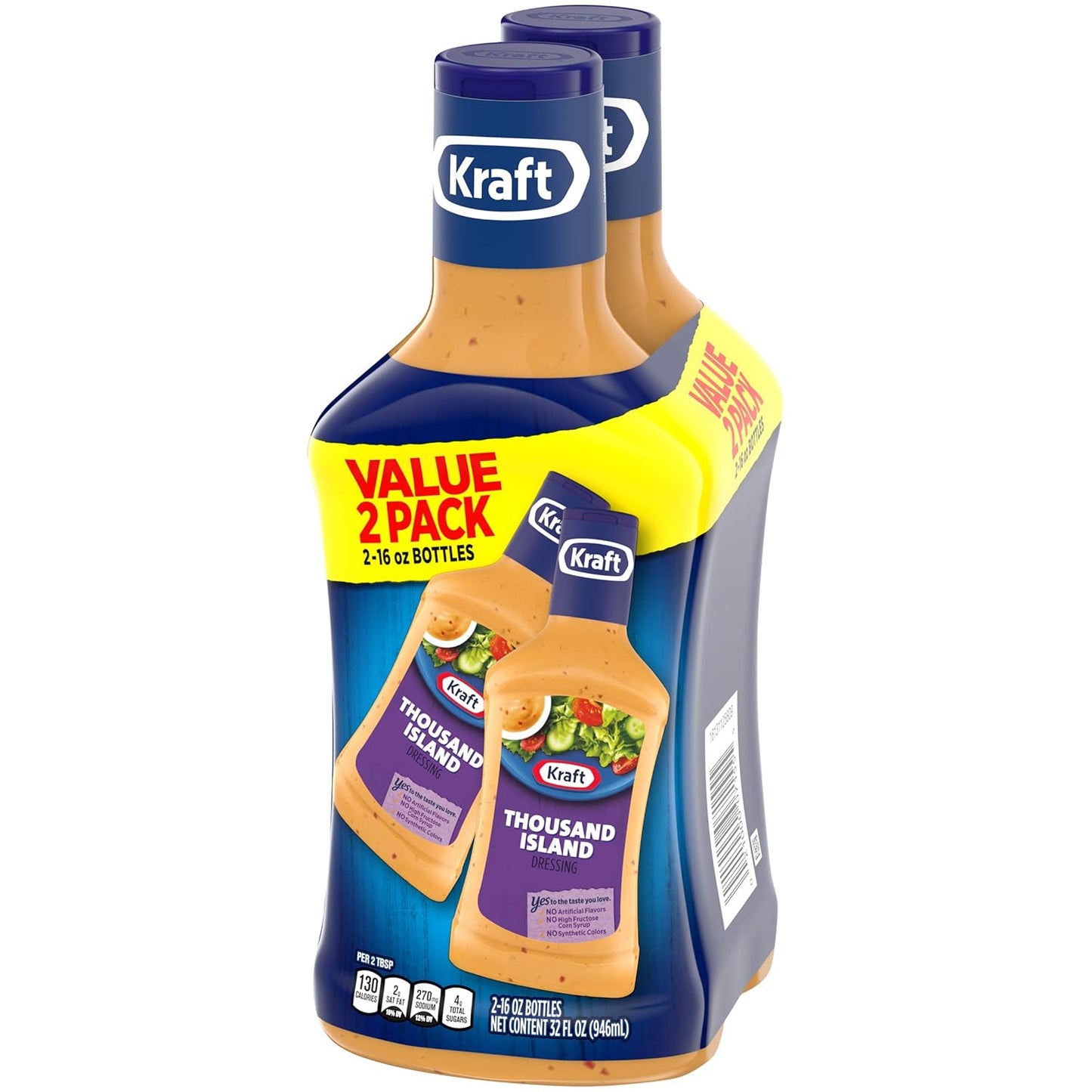 Kraft Zesty Italian Dressing Family Size, 24 fl oz Bottle